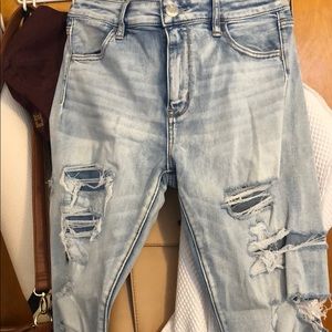 AEO high rise skinny jogging